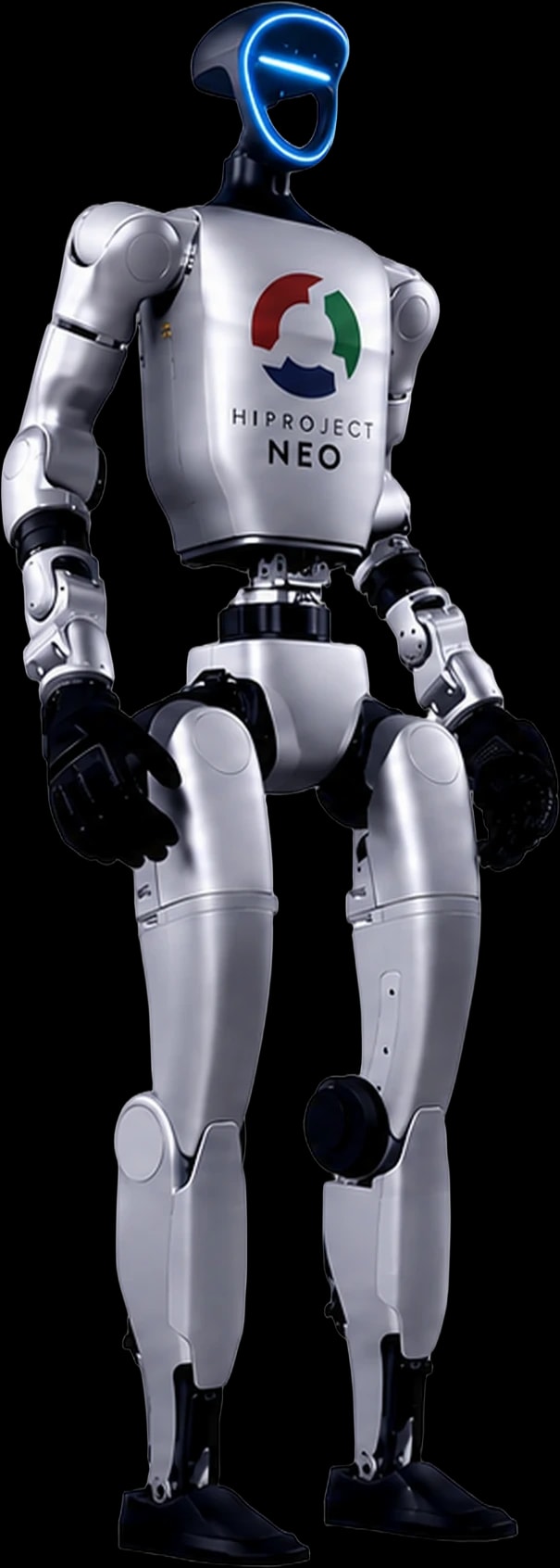 Humanoidni robot med bočnim udarcem, uradna fotografija proizvajalca Unitree