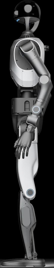 Robot Walker Tienkung DEX z druge strani, 270 stopinj