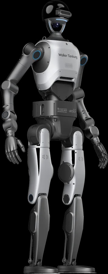 Robot Walker Tienkung DEX, pogled pod kotom 45 stopinj