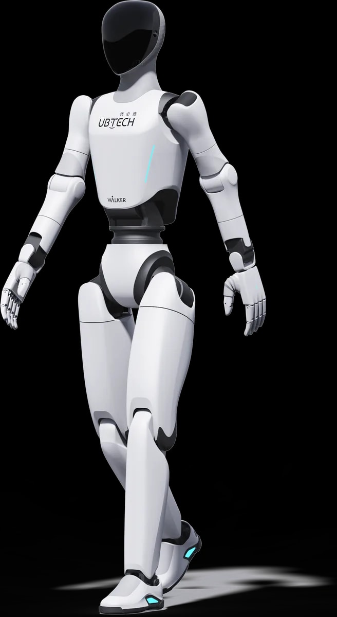 Robot Walker C1 v mirni pokončni drži
